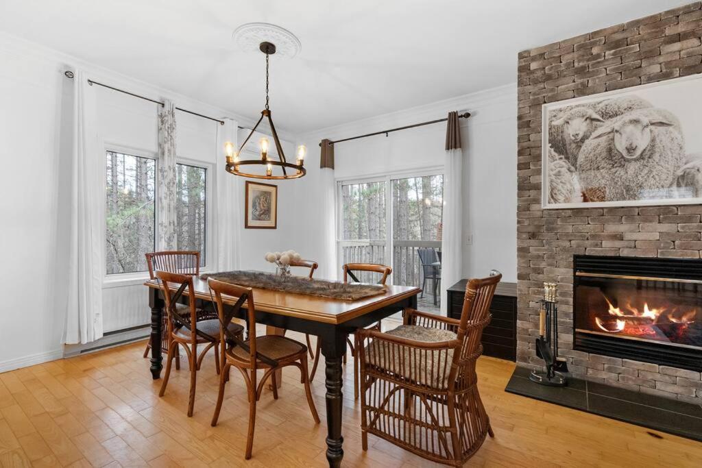 Le Champetre Tremblant 2Bdrs Condo W Fireplace Mont-Tremblant Dış mekan fotoğraf